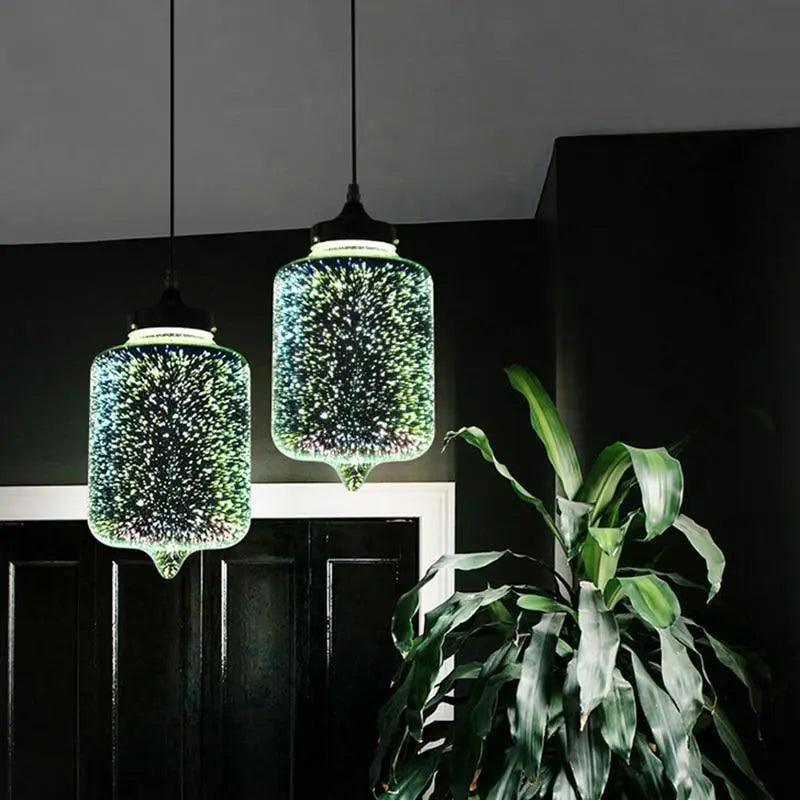 Lumenorth Prism Glass Pendant Light