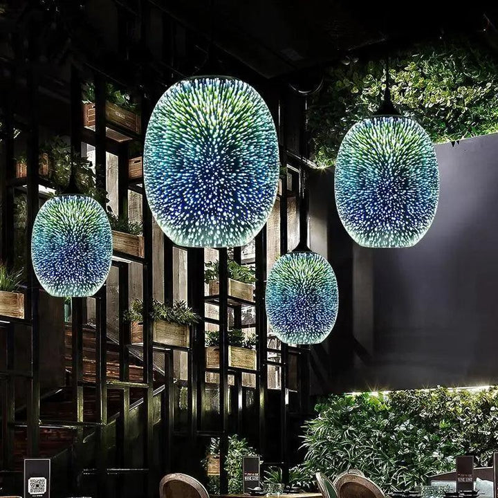 Lumenorth Prism Glass Pendant Light