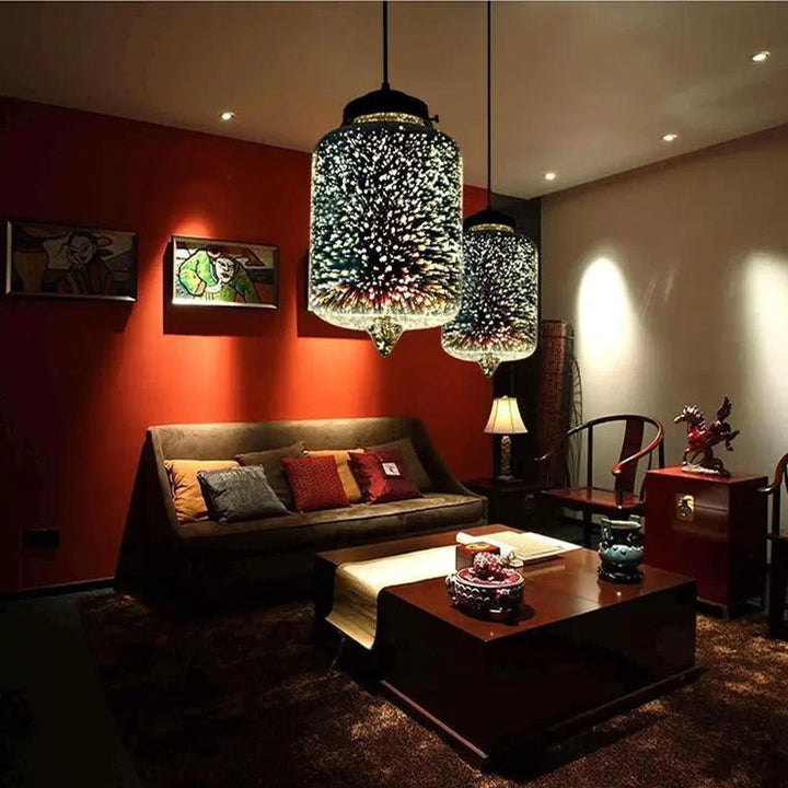 Lumenorth Prism Glass Pendant Light