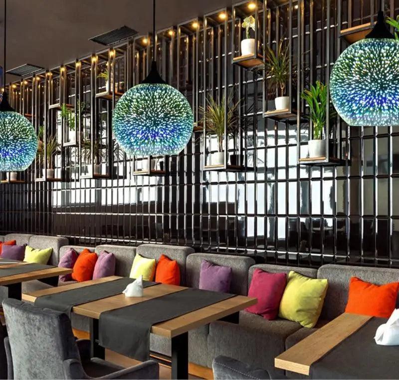 Lumenorth Prism Glass Pendant Light