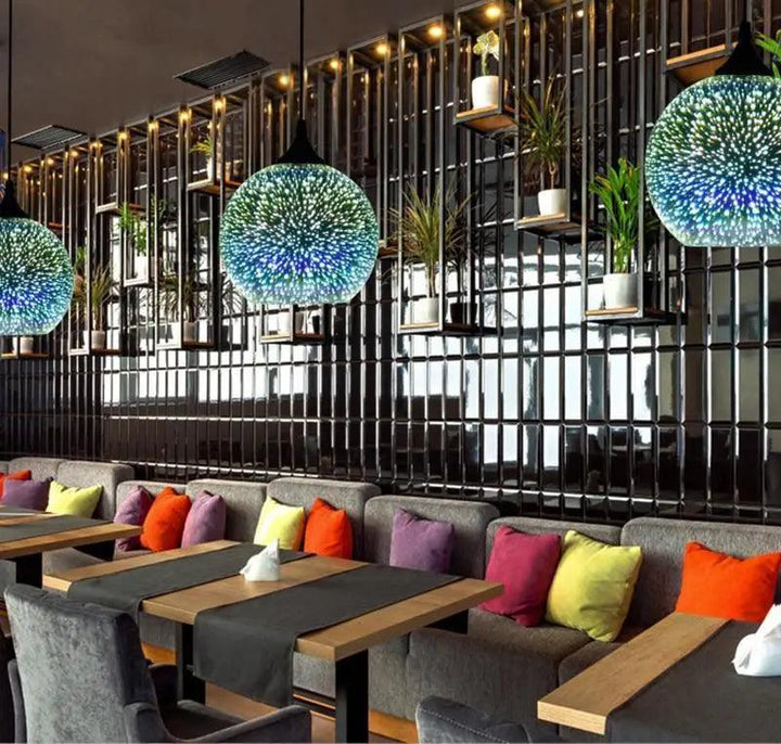 Lumenorth Prism Glass Pendant Light