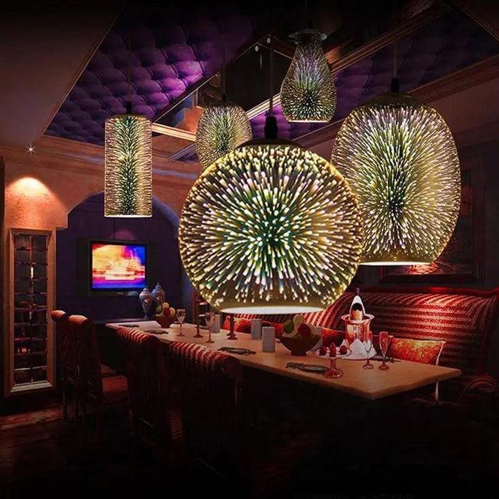 Lumenorth Prism Glass Pendant Light