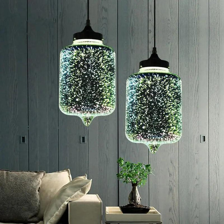 Lumenorth Prism Glass Pendant Light