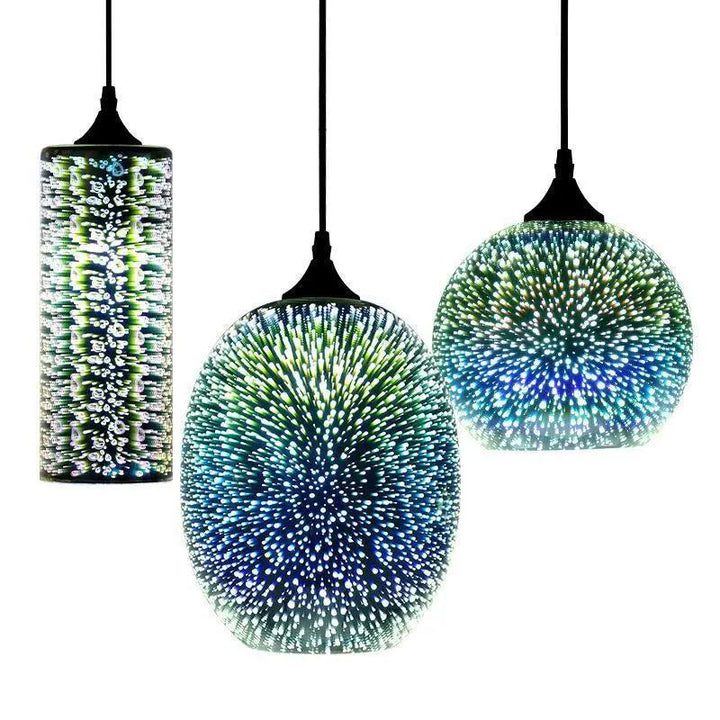 Lumenorth Prism Glass Pendant Light