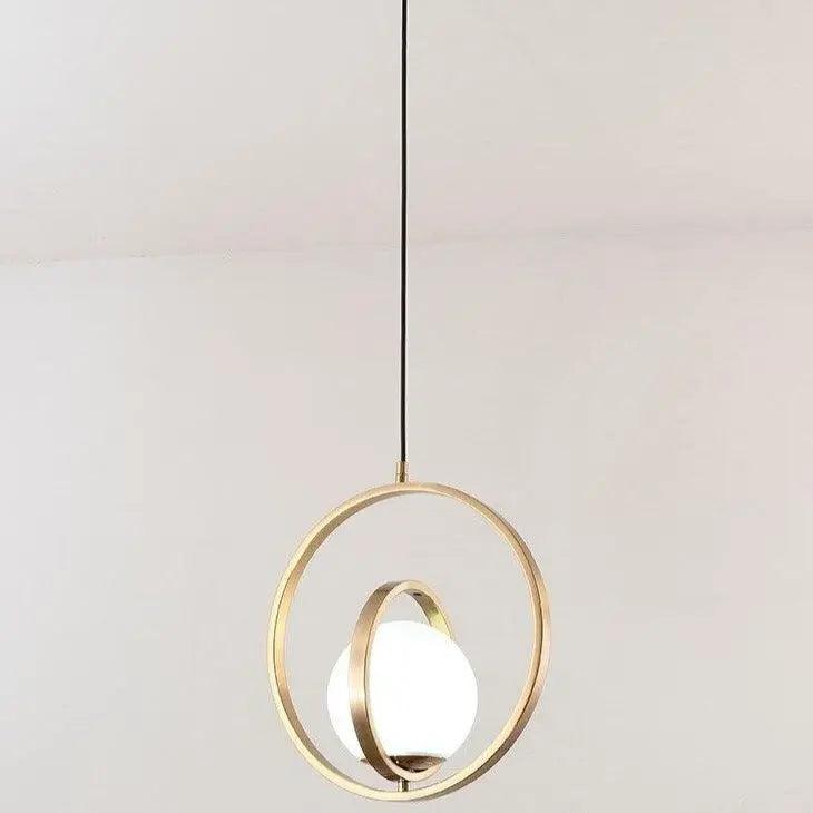 Lumenorth Circa Gold Ring Pendant Light