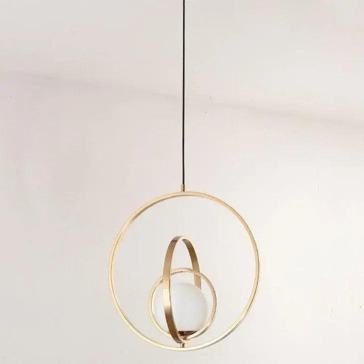 Lumenorth Circa Gold Ring Pendant Light