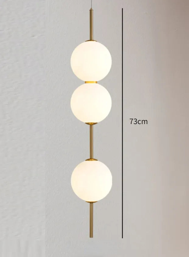 Lumenorth Cluster Glass Globe Pendant