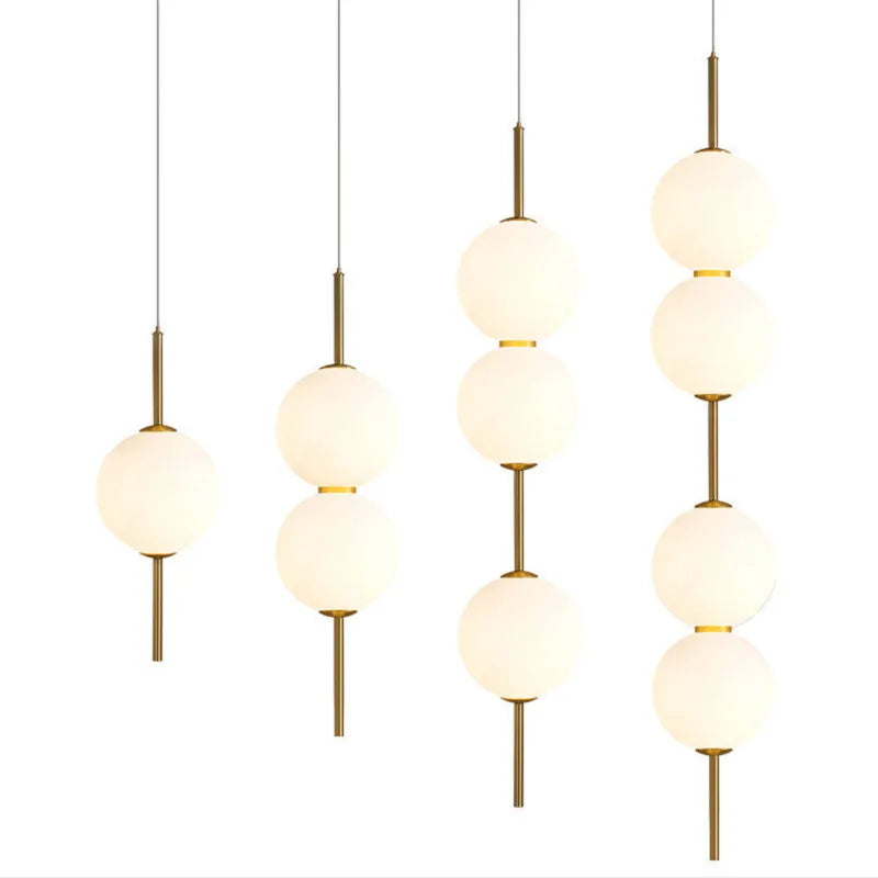 Lumenorth Cluster Glass Globe Pendant