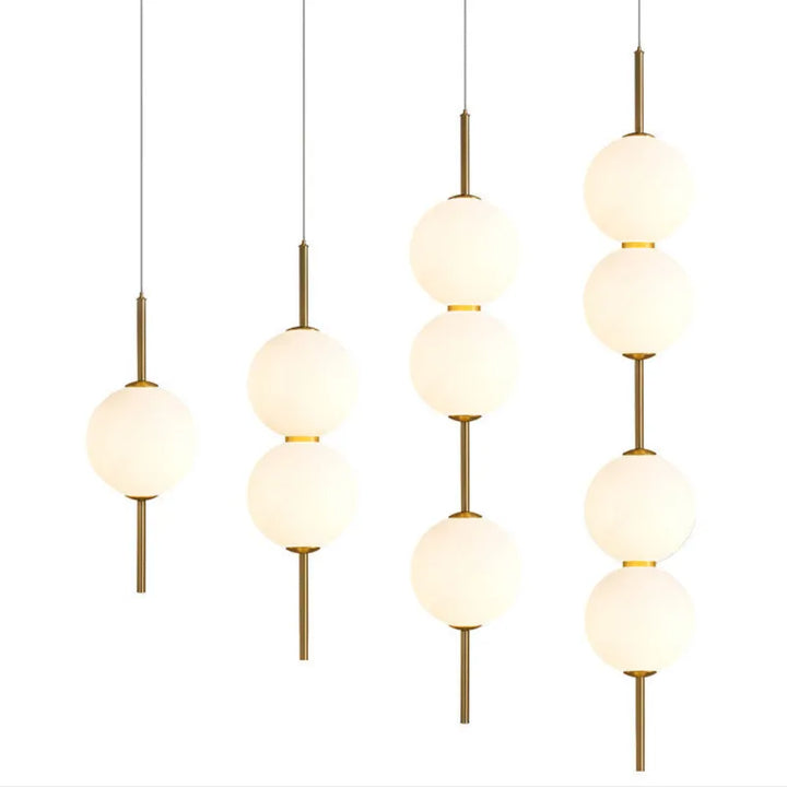 Lumenorth Cluster Glass Globe Pendant