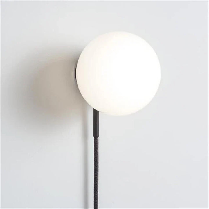 Lumenorth Sphere Glass Ball Wall Lamp