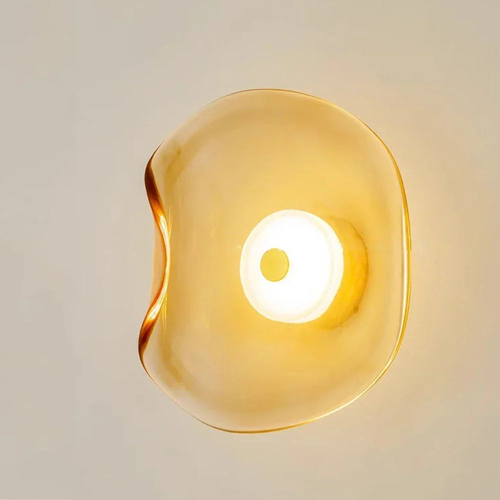 Lumenorth Coast LED Glass Wall Lamp