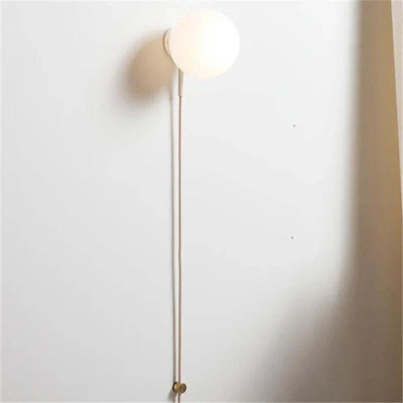Lumenorth Sphere Glass Ball Wall Lamp