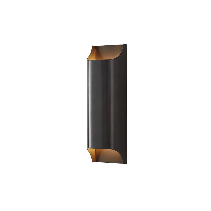 Lumenorth Wedge Brass LED Wall Lamp