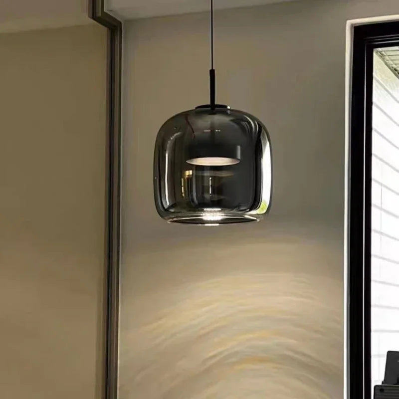 Lumenorth Bell Nordic Glass Pendant