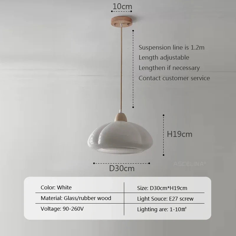 Lumenorth Sorbet Glass Pendant Light