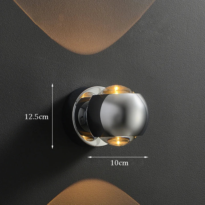 Lumenorth Ingot Brass LED Wall Lamp