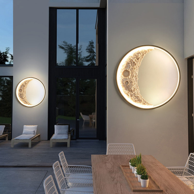 Lumenorth Arch Half Moon LED Wall Lamp