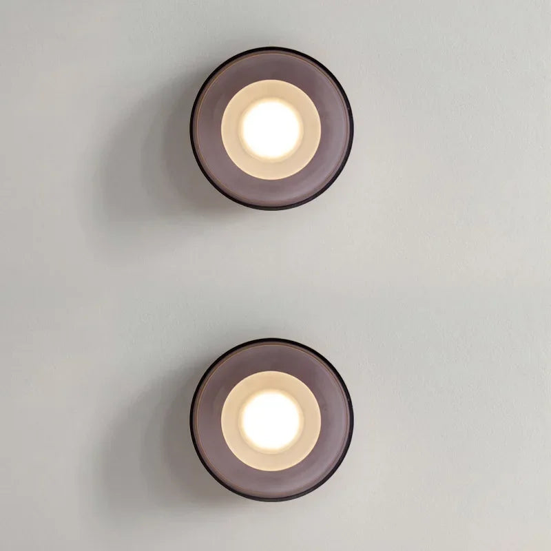 Lumenorth Pod LED Glass Wall Lamp