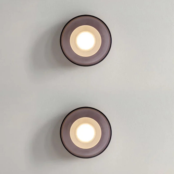 Lumenorth Pod LED Glass Wall Lamp