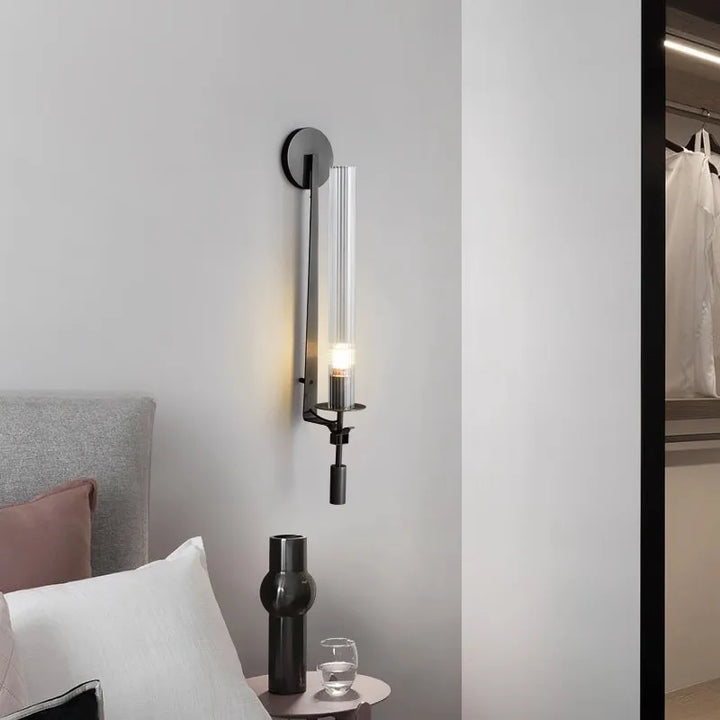 Lumenorth Torch Gold Wall Sconce