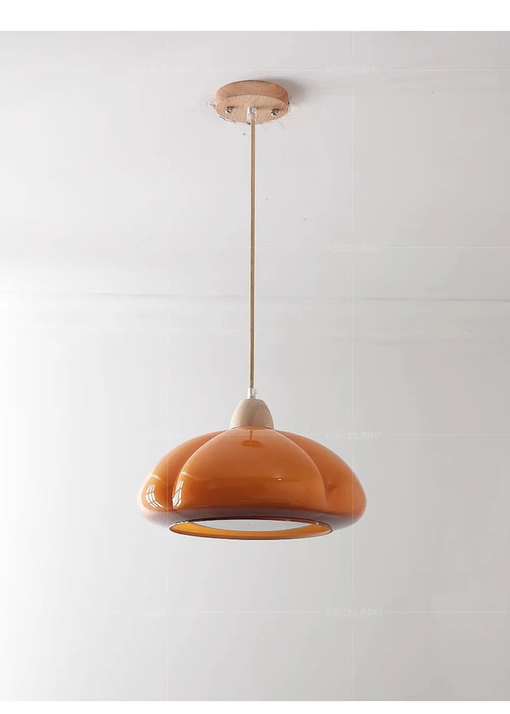 Lumenorth Sorbet Glass Pendant Light