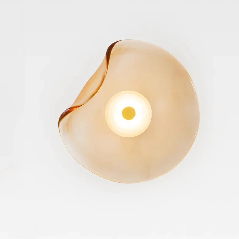Lumenorth Coast LED Glass Wall Lamp