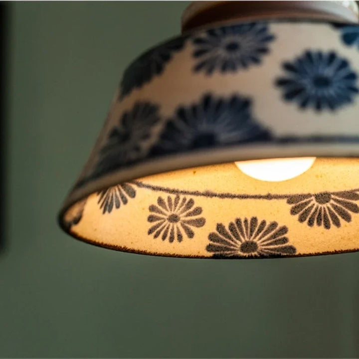 Lumenorth Glaze Ceramic Pendant Light