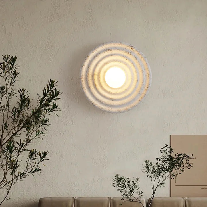 Lumenorth Moon Round Wall Lamp
