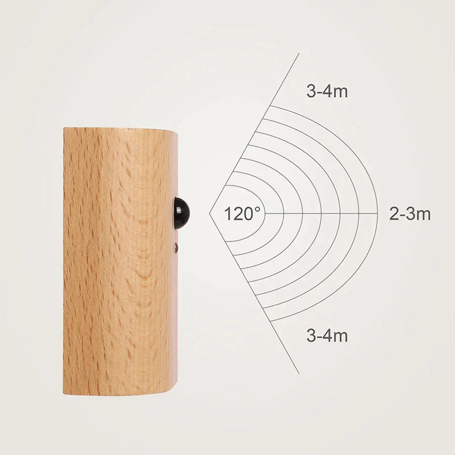 Lumenorth Beech Motion Sensor Sconce