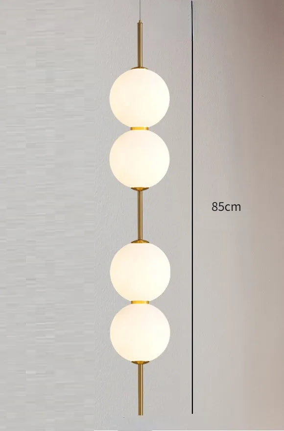 Lumenorth Cluster Glass Globe Pendant