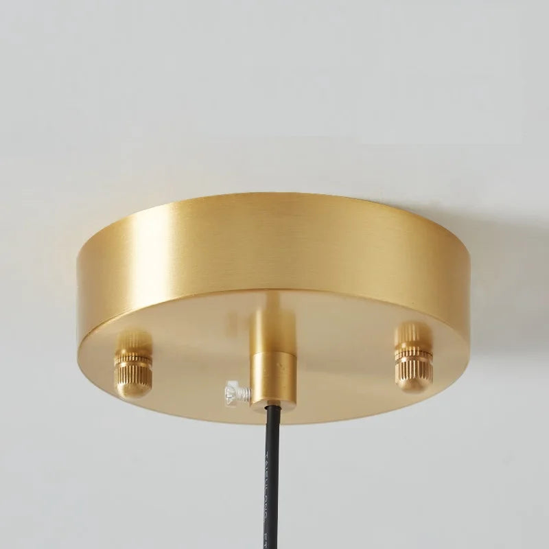 Lumenorth Penny Copper Pendant Light