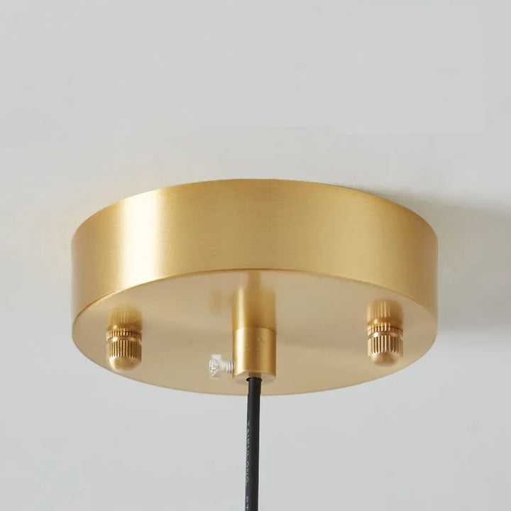 Lumenorth Penny Copper Pendant Light