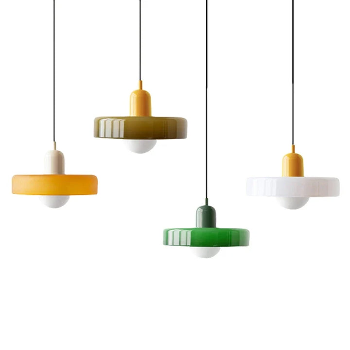 Lumenorth Duet Two-Tone Glass Pendant