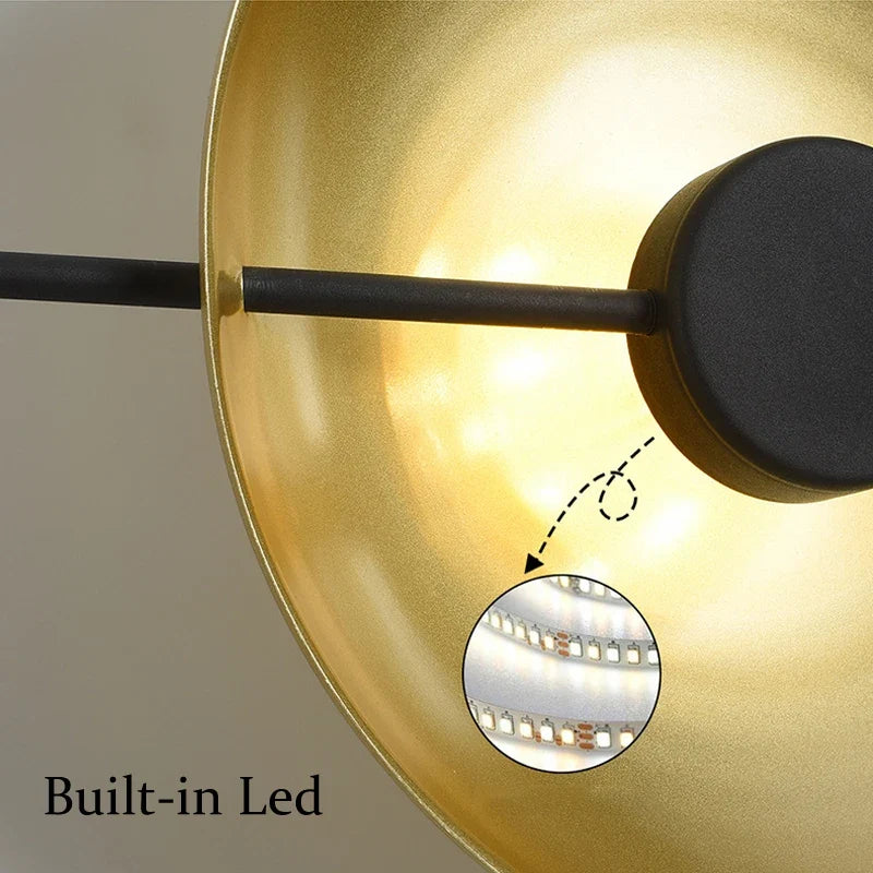 Lumenorth Linen Nordic Wall Sconce