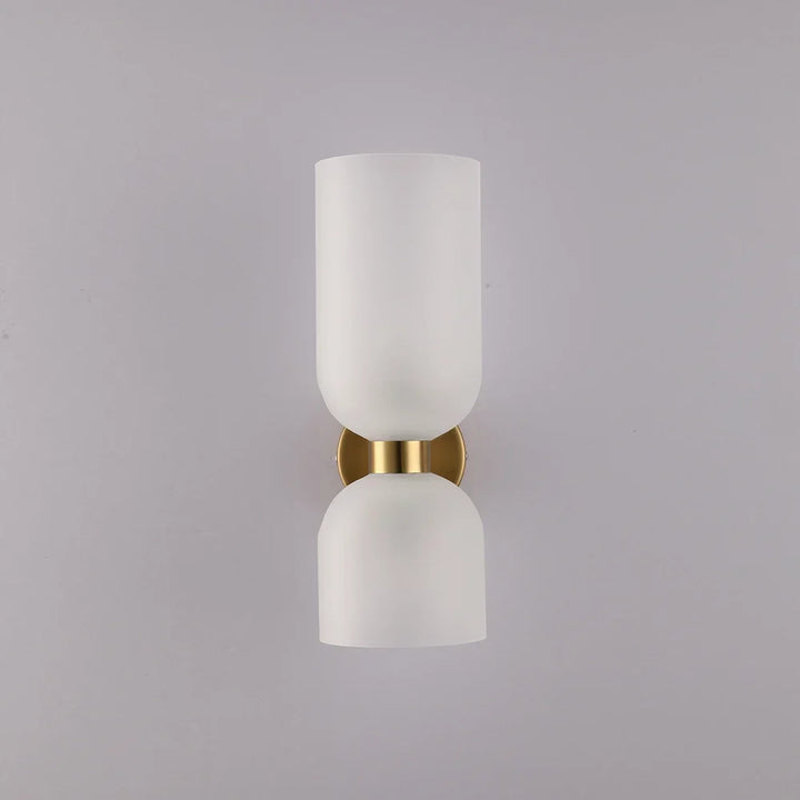 Lumenorth Stack Double Glass Wall Light