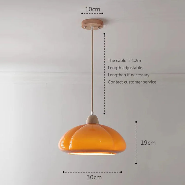 Lumenorth Sorbet Glass Pendant Light