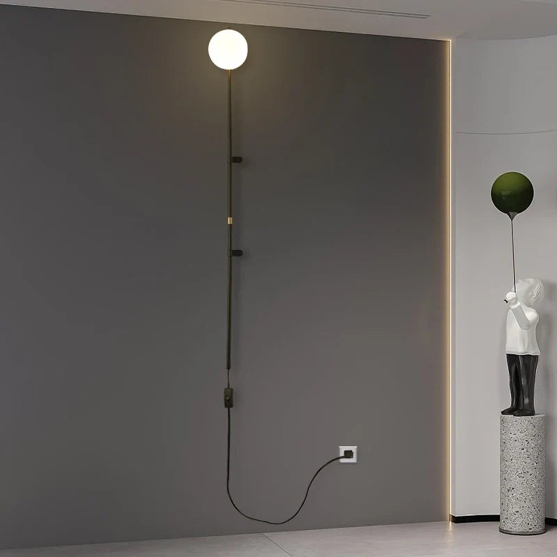 Lumenorth Wick Nordic Plug-In Wall Lamp