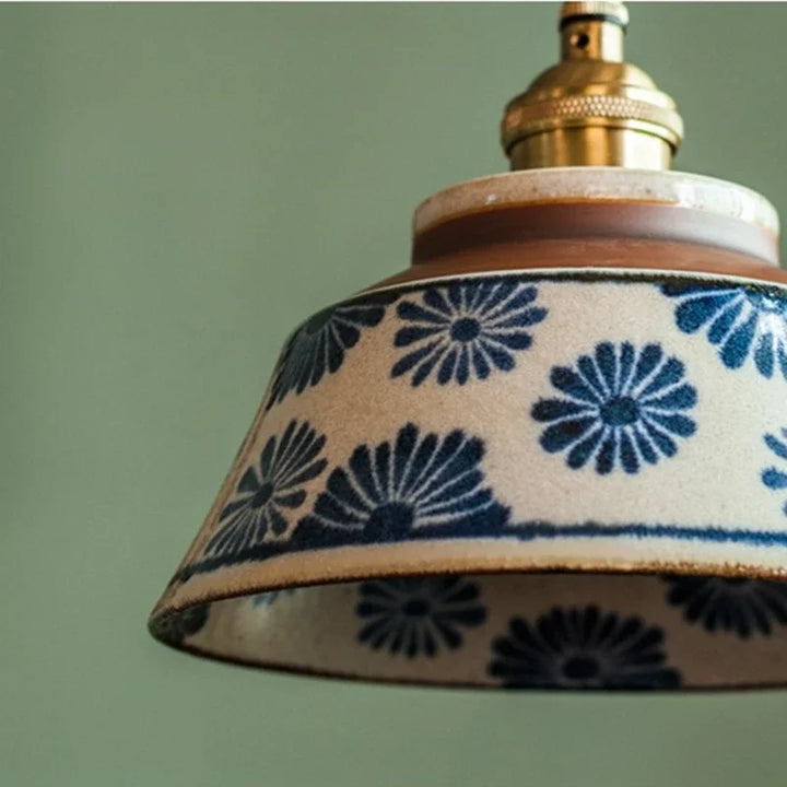 Lumenorth Glaze Ceramic Pendant Light