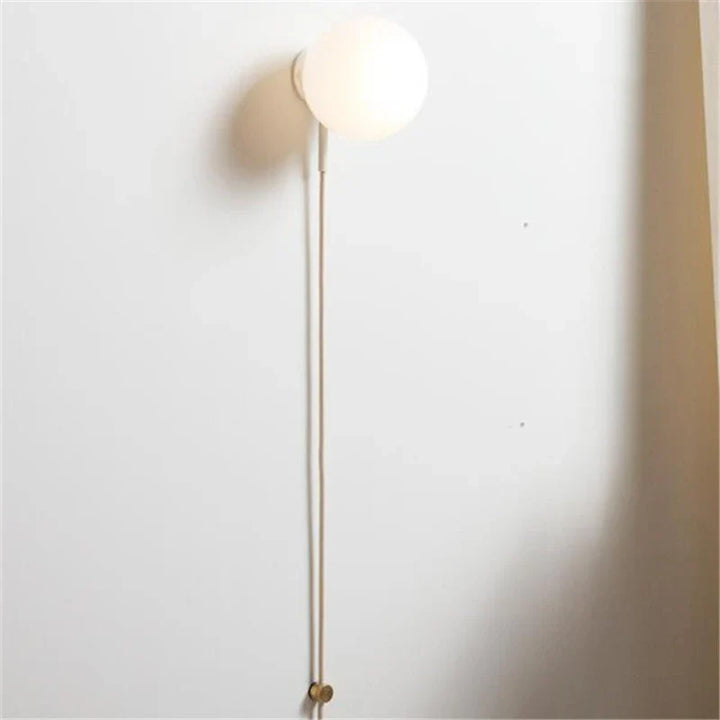 Lumenorth Sphere Glass Ball Wall Lamp