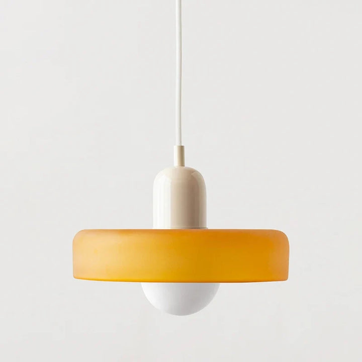Lumenorth Duet Two-Tone Glass Pendant
