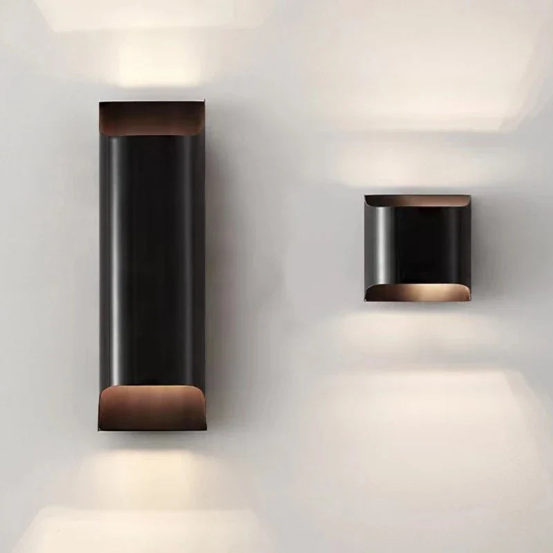 Lumenorth Wedge Brass LED Wall Lamp