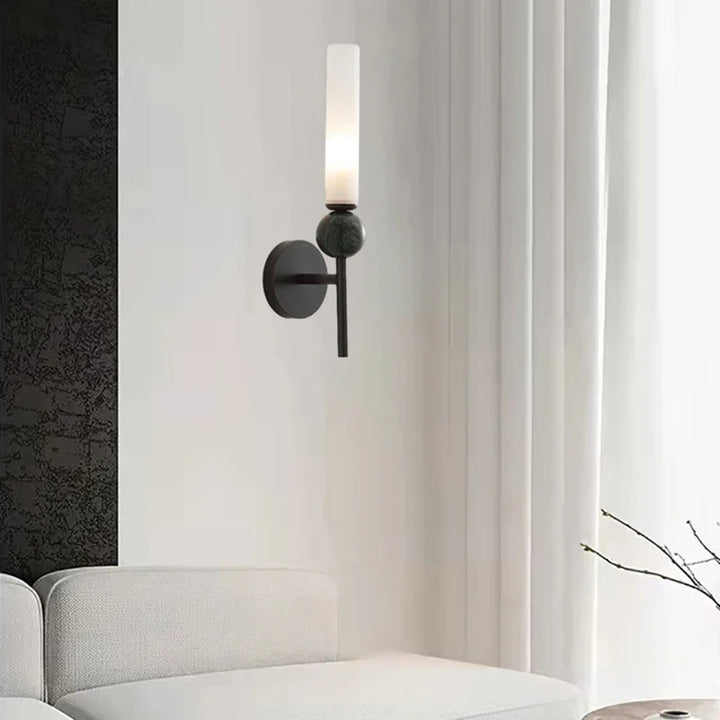 Lumenorth Vein Marble Wall Sconce