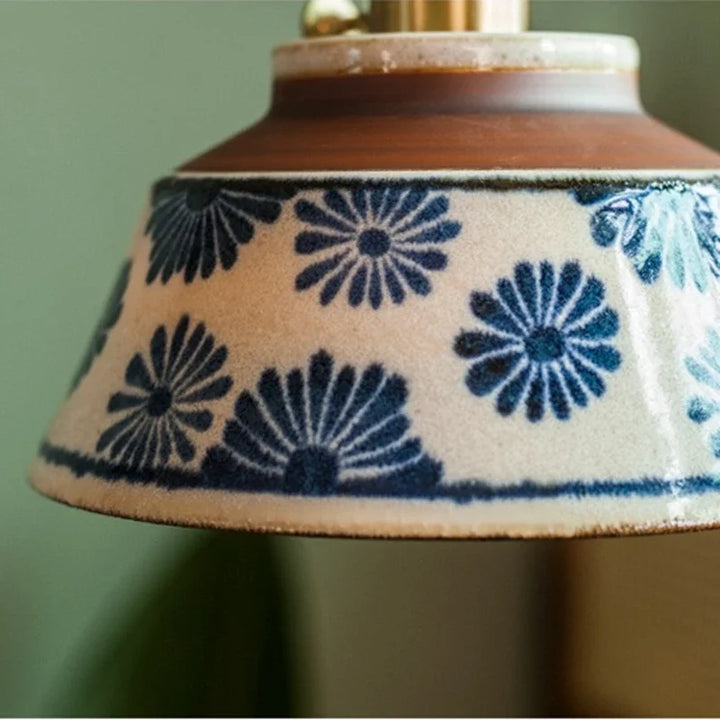 Lumenorth Glaze Ceramic Pendant Light