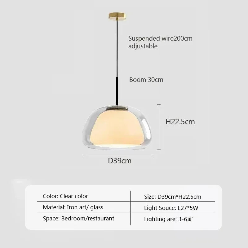 Lumenorth Amba Jelly Globe Pendant