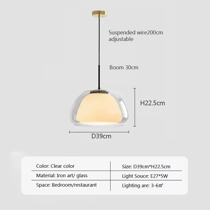 Lumenorth Amba Jelly Globe Pendant