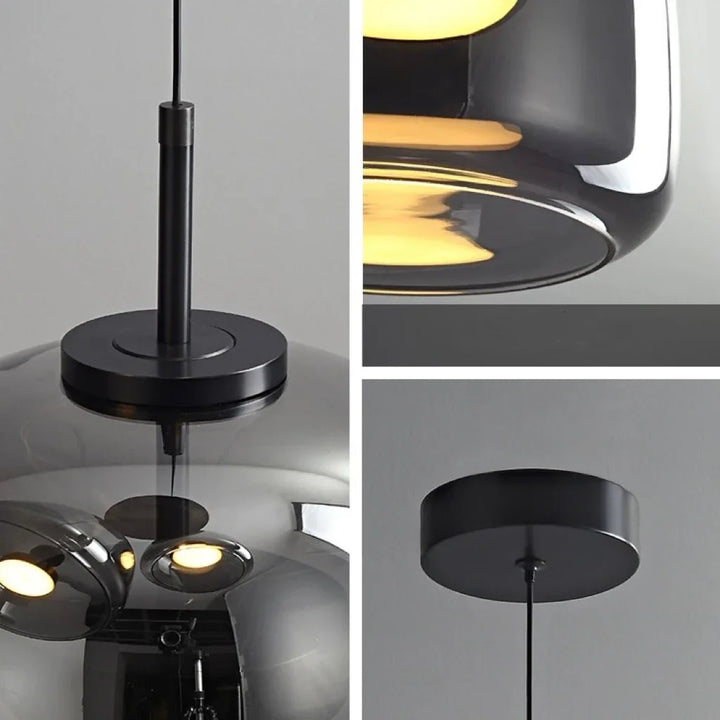 Lumenorth Bell Nordic Glass Pendant