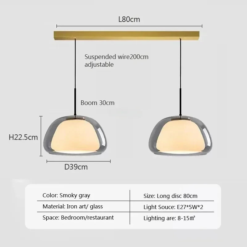 Lumenorth Amba Jelly Globe Pendant
