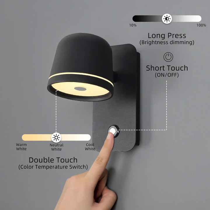Lumenorth Tempo LED Dimmable Wall Lamp