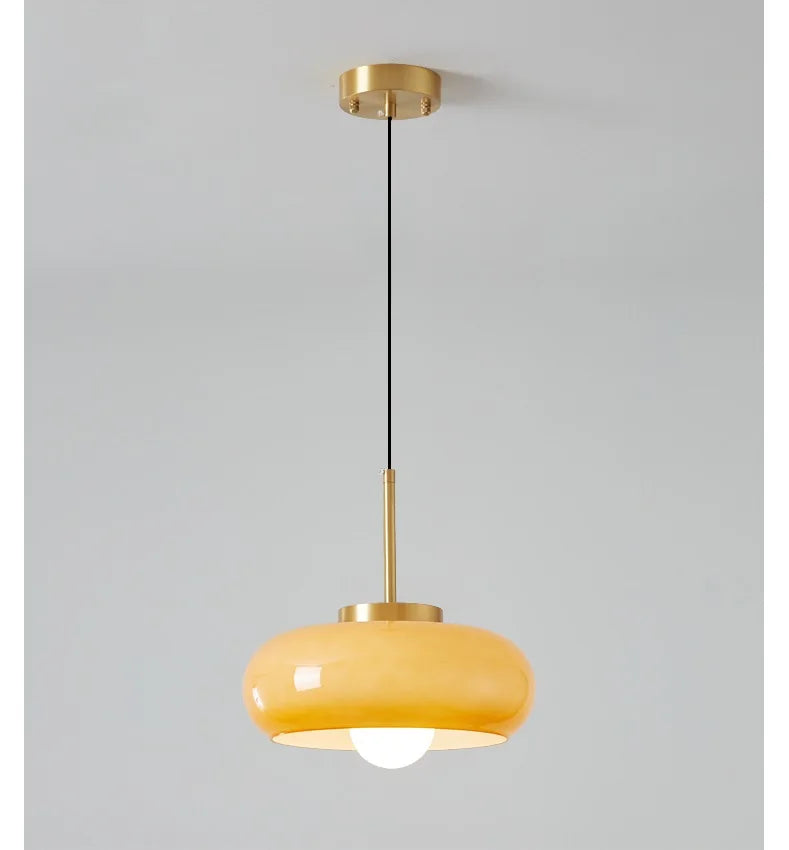 Lumenorth Penny Copper Pendant Light