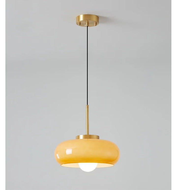 Lumenorth Penny Copper Pendant Light